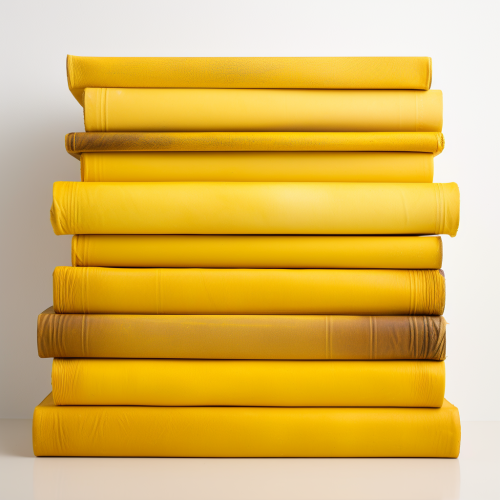 4. Collection of thick books on white background