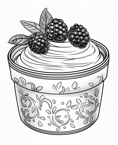 4. Tasty crème brûlée dessert with berries on top 4. Tasty crème brûlée dessert with berries on top