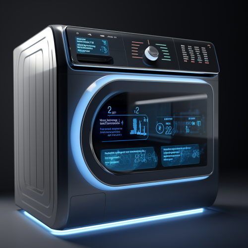 4. Washing machine with touch screen