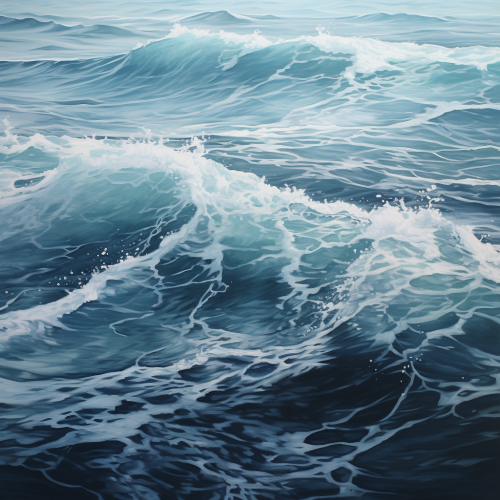 4. Breathtaking seascape art by Zaria Forman