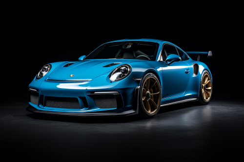 Blue Black 2023 Porsche GT3
