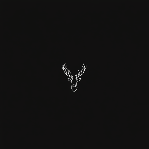 30 Simple Logo Designs with Reindeer Motif