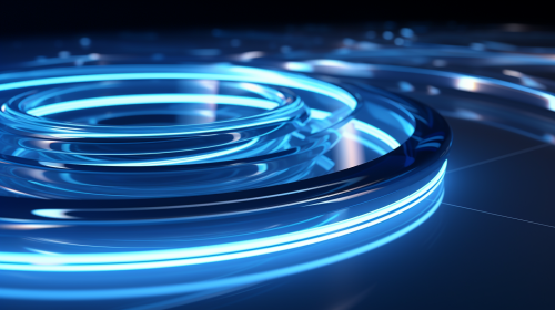 3D Line Circular Pattern Glass