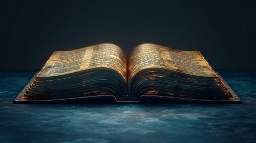 3D rules icon with book list