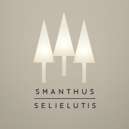 Symmetric cream-white modern lamps