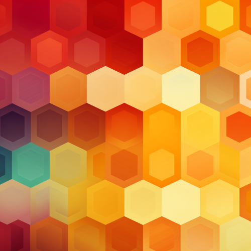 Colorful abstract retro patterns