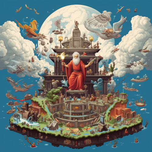 Pixel art gods book kingdom heaven