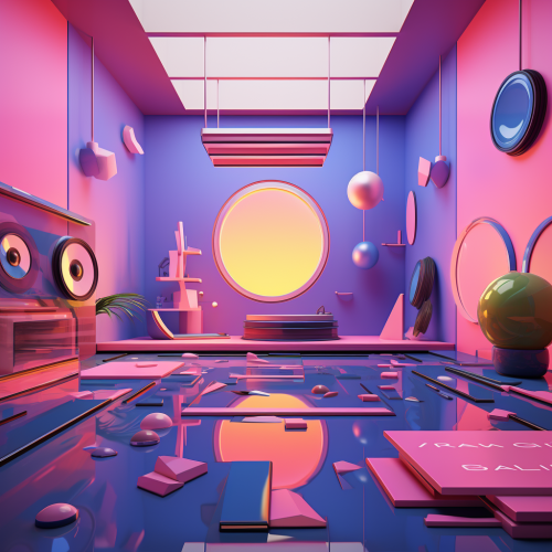 3D Vinyl Album Cover - Italo Disco Songs 3D Vinyl Album Cover - Italo Disco Songs