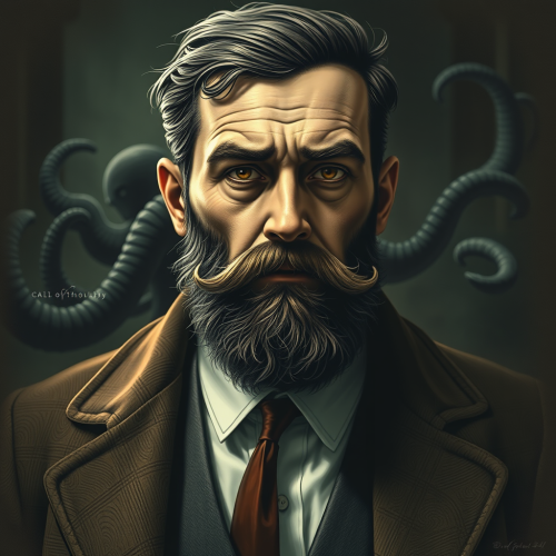 A 30-year-old Bearded Male Investigator from 1920s.