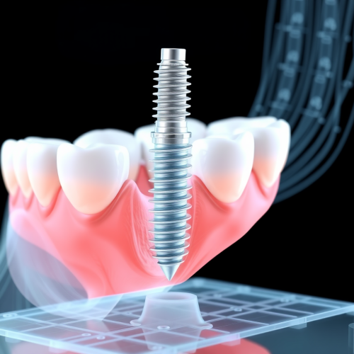 A 3D model of dental implant