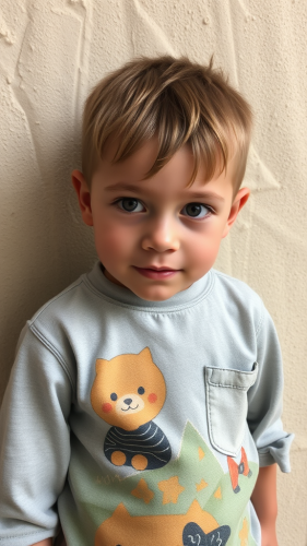 A 6-year-old boy playing in the park.