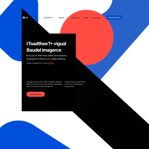 A Bauhaus-Style IT Solutions Company Website