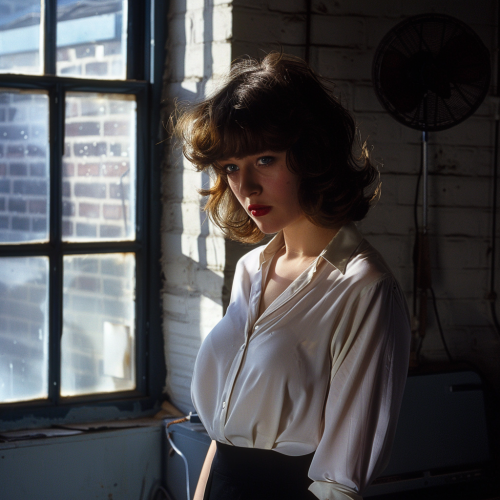 A Beautiful 1980s English Office Portrait