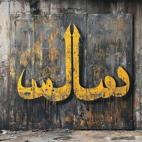 A Beautiful Solar Punk Islamic Wall Art