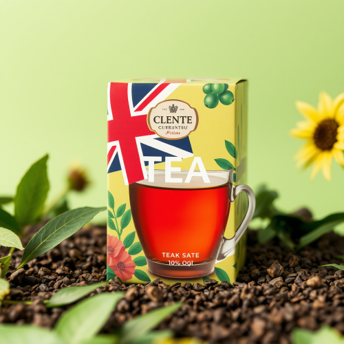 A British tea brand packaging design.