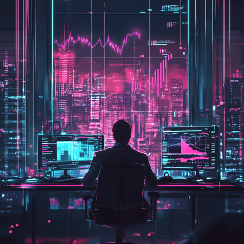 A Business Professional Analyzing Sales Data Digitally