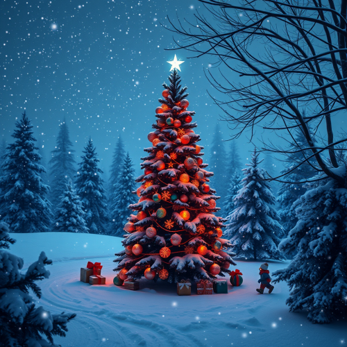 A Christmas Themed Mobile Wallpaper