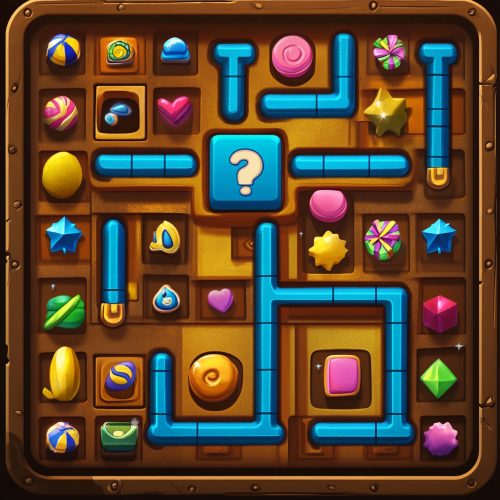 A Colorful Board Game with Cookies and Boosters