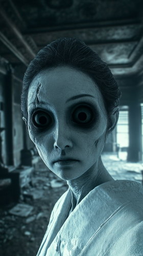 A Cursed Ancient Japanese Woman in Haunted Mansion