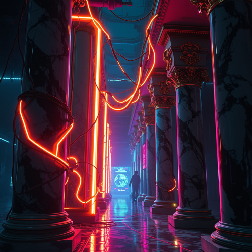 A Cyberpunk City's Hacking Operation Gone Wrong