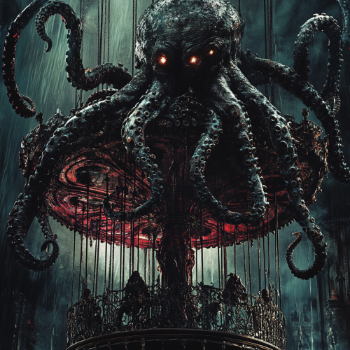 A Dark Carousel: Octopus Head and Eerie Band