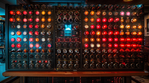 A Dark Corporate Quantum Supercomputer Image