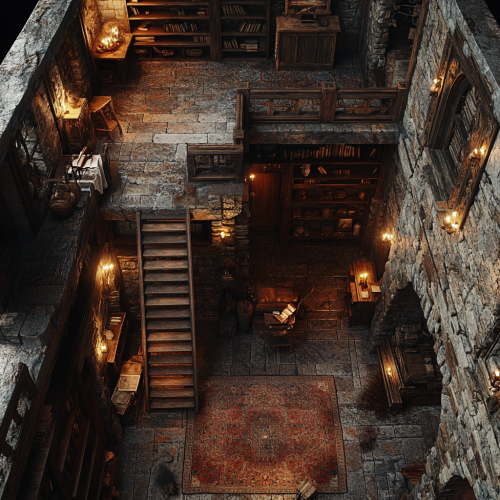 A Detailed Basement Inside an Old House