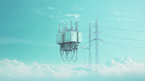 A Floating Power Transformer Connecting Sky and Earth