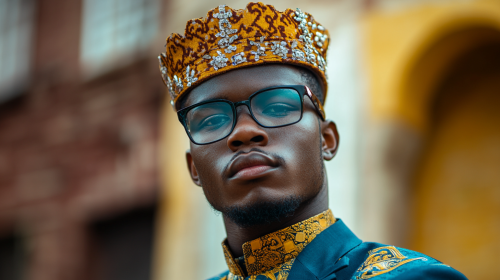 A Handsome Congo Prince's Vivid Portrait