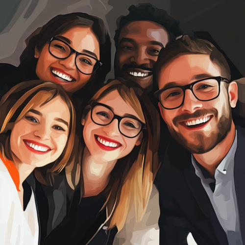 A Harmonious Workplace with Diverse Collaborating Employees