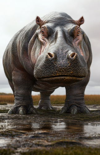 A Huge, Tough Creature in Marshy Land