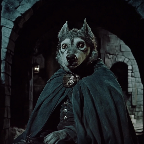 A Husky-Headed Entity in a 1950's Dungeon Movie