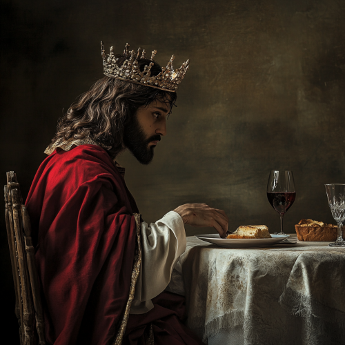 A King Waits for Dinner Guest