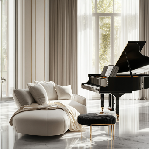 A Luxurious Hall Interior Design with Elegance