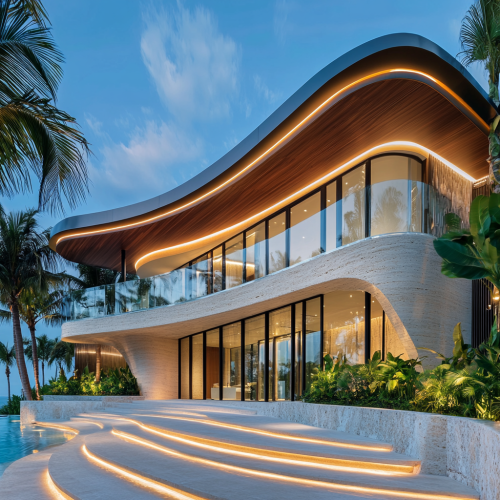 A Luxurious Mansion on a Secluded Tropical Island