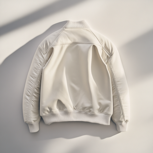 A Luxurious Varsity Jacket in Expertly Captured Detail