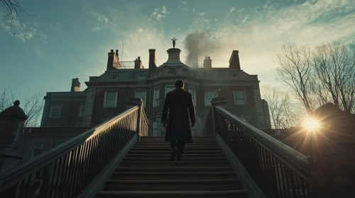 A Mid-Age Male Doctor in Baltimore Hospital