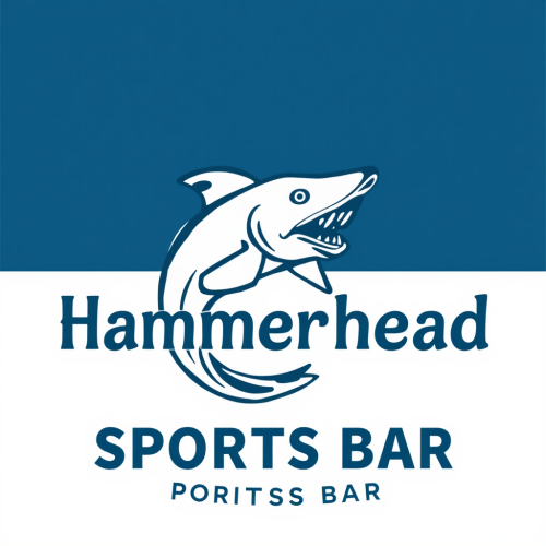 A Minimalist Logo for Hammerhead Sports Bar