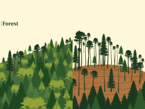 A Minimalistic Forest Conservation Poster