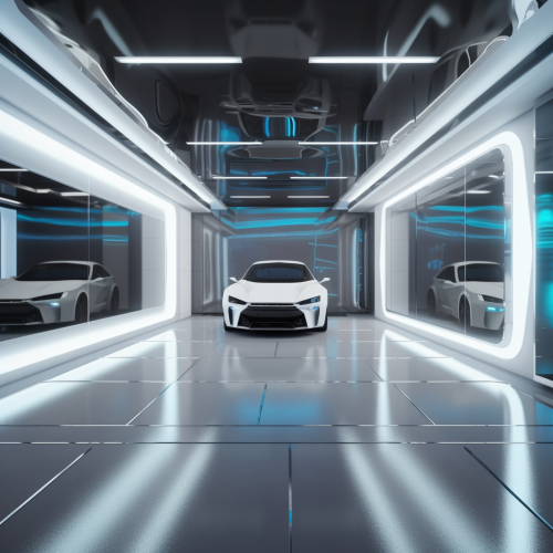 A Modern, Bright Garage with High-Tech Design