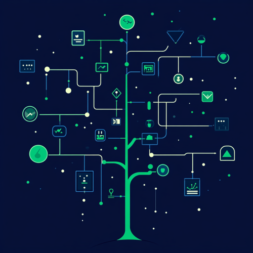 A Modern, Clean Decision Tree Diagram