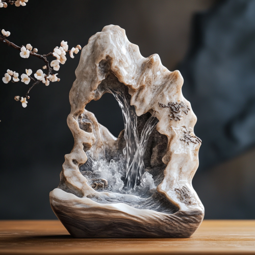 A Monet-style painting of Wu Earth Daymaster