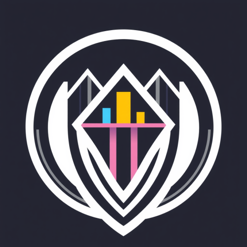 A Multicolored Futuristic Real Estate Logo