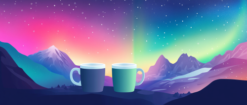 Northern Lights Banner