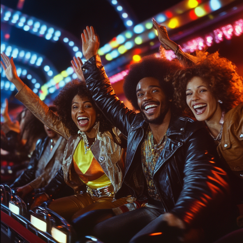 A Night at the 70s Rollercoaster Adventure