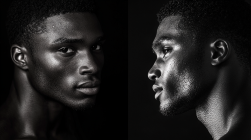 A Perfect Black and White Portrait of a Jamaican Man