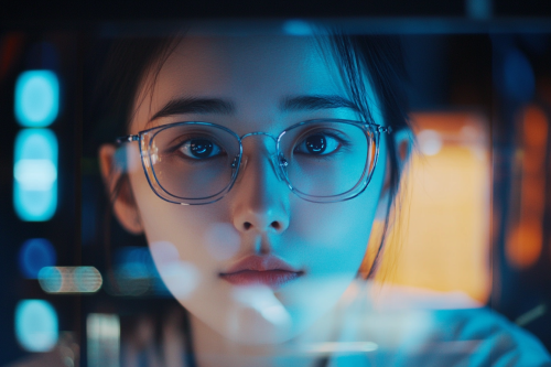 A Person Working in an Office Remotely