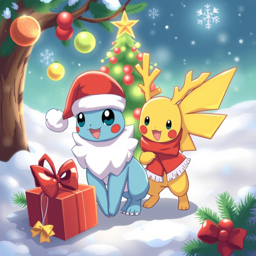 A Pokemon-Themed Christmas Celebration
