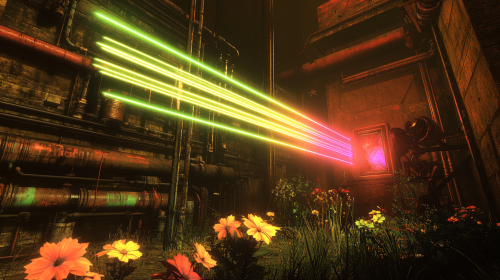 A Prism shining light on flowers in complex