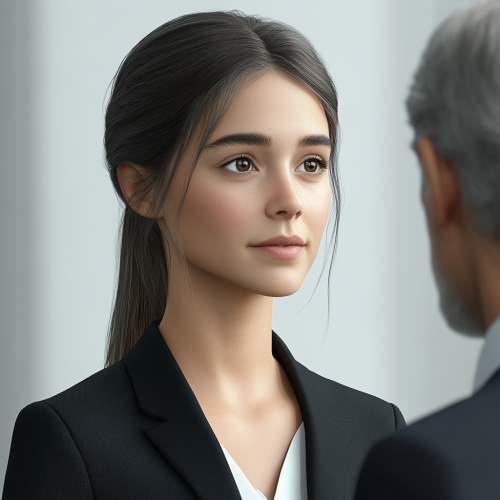 A Professional Interview with Engaged Candidate - Photorealistic